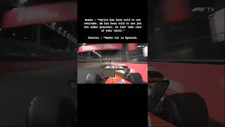 Leclerc Las Vegas Grand Prix Team Radio  F1  FORMULA 1 [upl. by Vince]