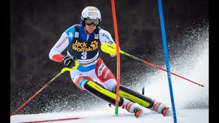 Ramon Zenhäusern wins slalom Kranjska Gora 2019 [upl. by Lleon147]