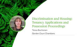 Discrimination amp Housing  Tenancy Applications amp Possession Proceedings  Webinar [upl. by Rosse]