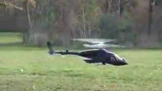 airwolf rc replica  trex 600 [upl. by Petersen813]