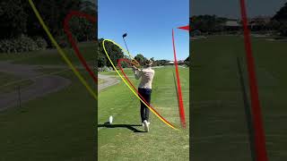 Nelly Korda golf swing on Shot Tracer app [upl. by Ahseuqram250]