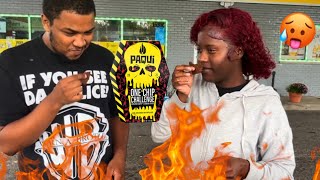 We Did The One Chip Challenge🔥🥵 NEVER AGAIN [upl. by Kila]