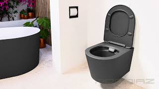 Hangend Toilet  LAVIE DARKGREY [upl. by Aydan971]