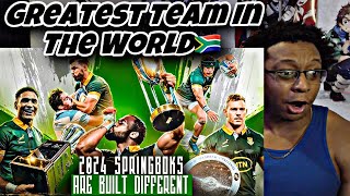 The Most Physically Dominant Rugby Team In The World  The Springboks REACTION [upl. by Lisan350]