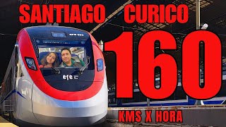 VIAJAMOS EN EL NUEVO TREN SANTIAGO CURICO [upl. by Lesde]