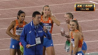 Womens 4x400m FINALB World Relays Yokohama 2019 4K [upl. by Lawry20]