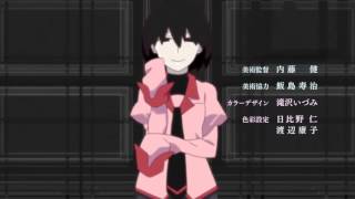 Owarimonogatari OP 1 Decent Black HD Ougi [upl. by Husha]