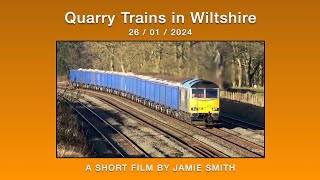 Quarry Trains in Wiltshire 260124 [upl. by Anneres249]