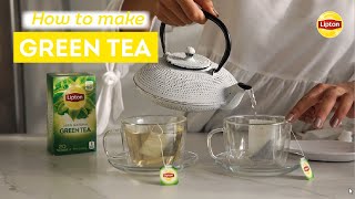 How to Make Green Tea with Lipton [upl. by Htelimay]