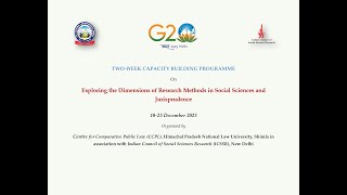 Use of Data in Social Sciences Research –I  Dr Rakesh Mohindra [upl. by Gowrie]