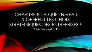 MANAGEMENT  1ERE  Chapitre 8  A quels niveaux sopèrent les choix stratégiques des entreprises [upl. by Dietrich]