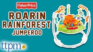 Fisher Price Roarin Rainforest Jumperoo Review  Baby Jumpers from Mattel Toys amp Games [upl. by Eerhs90]