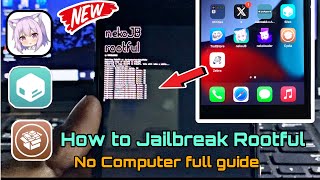 How to Jailbreak NekoJB Rootful No Computer for iOS 1582  iOS 15 full guide for A8A11 [upl. by Llertnor]