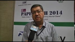 Anil Kumar CEO Shreyans Industries Papertech 2014 [upl. by Hanako831]