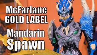 McFarlane Toys Gold Label Mandarin Spawn Blue Variant Image Comics Unboxing [upl. by Anjanette]