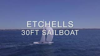 Etchells 30ft Daysailer Sailboat [upl. by Tombaugh]