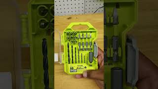 RYOBI 20 PIECE BIT SET tools ryobipowertools ryobi bits drill toolset powertools [upl. by Meehsar847]