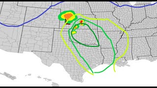 EF2 TORNADOES 75 MPH WIND 23 INCH HAIL ALL LIKELY TODAY part 2 [upl. by Sutit]