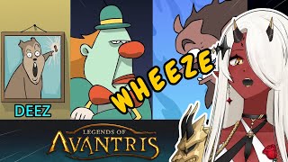 FUNNY DND SHORTS l Legends of Avantris Reaction l Chuckles Betsy Torbek Peggy Gricko etc [upl. by Eicul]