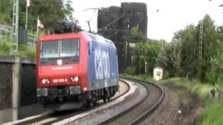 Bridge of Remagen 190609 Güterzuge Rechte Rheinstrecke [upl. by Soloma238]