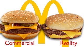 McDonalds Ads vs The Real Thing [upl. by Dacie]