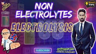 non electrolytes  solution of non electrolytes  nonelectrolyte solution  non electrolytes example [upl. by Sitoiganap]