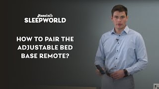 How to Pair The Adjustable Bed Base Remote Explore at Mancinis Sleepworld [upl. by Anivlek771]