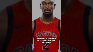 SGAs Epic TongueOut Show Canada Dominates Spain in Olympic Basketball [upl. by Revkah]