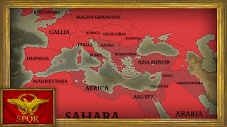 EU4  Timelapse  Roman Empire Restoration as Byzantium [upl. by Adnamra716]