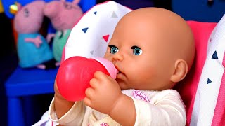 Baby Annabell Doll Baby Doll Feeding Time  Pretend Play Cooking Toy Food for Baby Alive Doll [upl. by Izaak512]