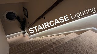 EASY Motion Activated Staircase Lighting  NO PROGRAMING [upl. by Fulvia526]