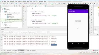 18 Android Studio Tutorials  Activity LifeCycle Implementation in Android [upl. by Arinaj]