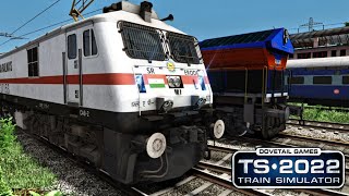 VENAD EXPRESS JOURNEY  LOCO CHANGE  COUPLING  Train Simulator 2022 [upl. by Tristram]