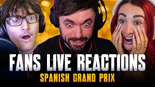 Fans Live Reactions to the 2024 Spanish Grand Prix [upl. by Laval]