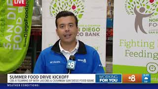 San Diego Food Bank Kicks Off 2022 Summer Food Drive with PNC Bank and Albertsons and Vons [upl. by Phares]