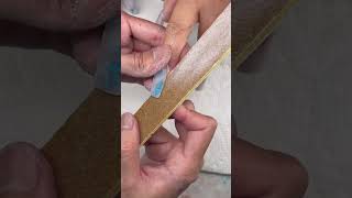 How to fix square shape when customer passes refill nails nail [upl. by Ardnasil]