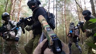 12 Guys vs 1 Bush National Airsoft Festival 2023 [upl. by Bina866]