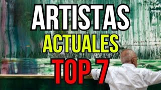 LISTA Los 7 pintores actuales más famosos del mundo  Arte Moderno Pop o Abstracto [upl. by Pavia]