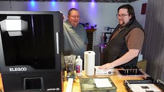 Elegoo Jupiter Resin 3D Printer Unboxing and Setup [upl. by Kcirad]