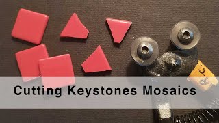 Cutting Keystones in Mosaics and Why to Use them  Dallas Mosaic Artist [upl. by Sandra]