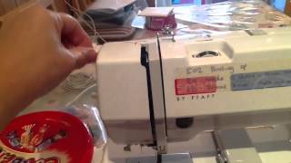 Part I Pfaff smart 300e Embroidery Machine [upl. by Ahsataj160]