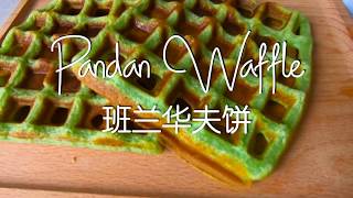 Easy amp Quick Pandan Waffles [upl. by Inait]