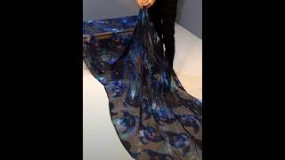 Black morni saree  viral sarees  trending saree  saree lovers saree newfancyshortstrending [upl. by Ayaet]