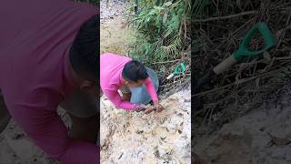 perjuangan seorang ayah demi keluarga tercinta  panning for gold  gold prospecting  mining gold [upl. by Aihtnys]