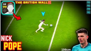 198cm BIG WALL GOALKEEPER🧱  Better Than All Goalies💀🔥  Beast GK  Efootball 2024 Mobile [upl. by Waylon271]