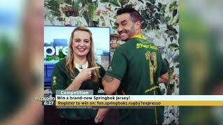 Competition Win a BrandNew Springbok Jersey [upl. by Gibrian]