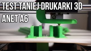 Test Taniej Drukarki 3D z Chin  ANET A6  DrukArtki [upl. by Jovia]