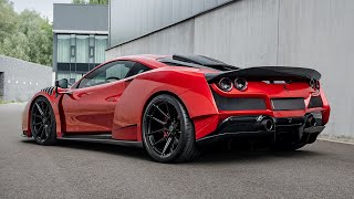 Novitec Ferrari F8 NLargo only exhaust sound [upl. by Ynahteb]