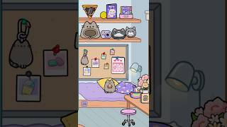 Pusheen Dorm Room 📚🐱 PusheenTheCat tocaboca tocaboca pusheen tocabocaworld [upl. by Monson]