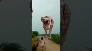 TRex Walk In and Roar  Dinosaur Walking and Roaring  Viral Videos  Dino 🦖🦖 [upl. by Maker]